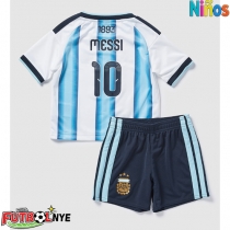 Camiseta Argentina Lionel Messi #10 Primera Equipación para niños Mundial 2026 manga corta (+ pantalones cortos)